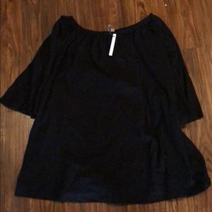 ASOS off the shoulder little black dress